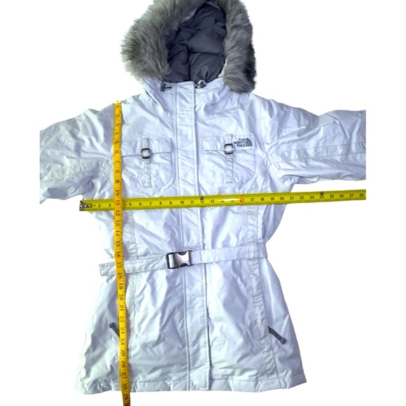 $598 VINTAGE North Face Arctic Parka Medium Ivory Waterproof Short Sealed Seams - Picture 10 of 16